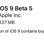 Apple rilascia iOS 9 beta 5