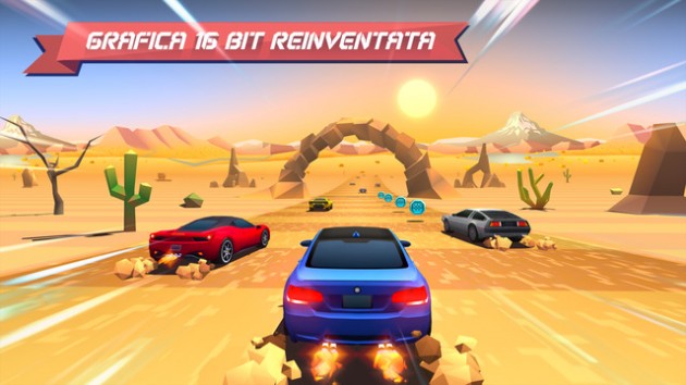 Corse arcade con Horizon Chase