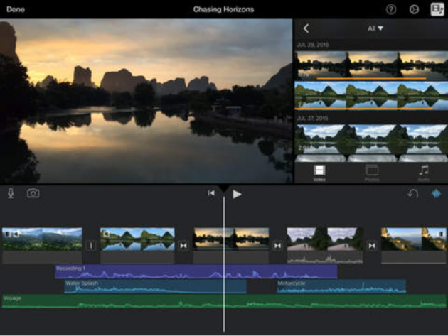 iMovie si aggiorna su iPad e aggiunge il supporto per i video 4k