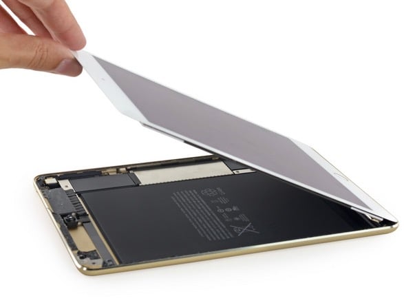 iPad mini 4 smontato da iFixit: riparabilità e componenti interni