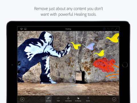 Ritocco fotografico su iPad grazie alla nuova app Adobe Photoshop Fix