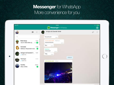 Messenger for WhatsApp iPad pic0