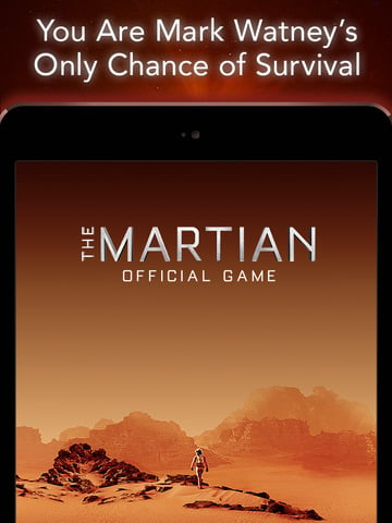 “Sopravvissuto: The Martian”: arriva su iPad il gioco ufficiale dedicato al nuovo film con Matt Damon