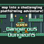 Super Dangerous Dungeons: jump and run in stile retro