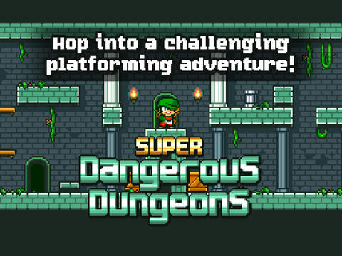 Super Dangerous Dungeons: jump and run in stile retro