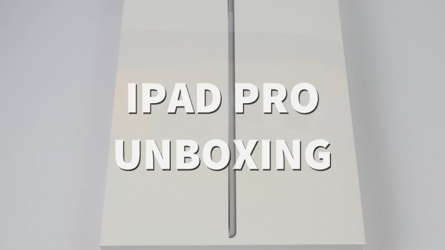 Unboxing iPad Pro – VIDEO