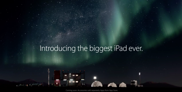 Apple pubblica il primo spot dell’iPad Pro