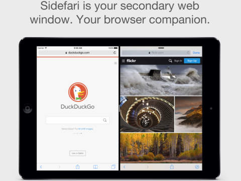 Sidefari: ecco un browser complementare a Safari per lo split-view