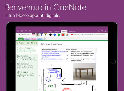Microsoft OneNote si aggiorna: migliorata la compatibilità con iPad Pro