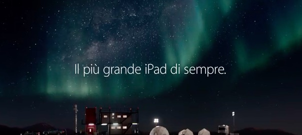 Apple pubblica lo spot di iPad Pro in versione italiana