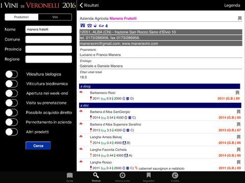 I Vini di Veronelli 2016 arriva su iPad