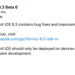 iOS 9.3 beta 6 disponibile per il download