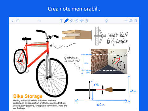 Notability supporta le Apple Pancil