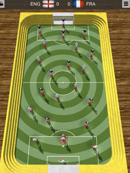 Il calcio da tavolo su iPad con Springs Football