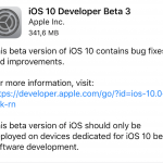 Disponibile iOS 10 beta 3 per sviluppatori!