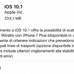 Disponibile iOS 10.1 per tutti gli utenti!