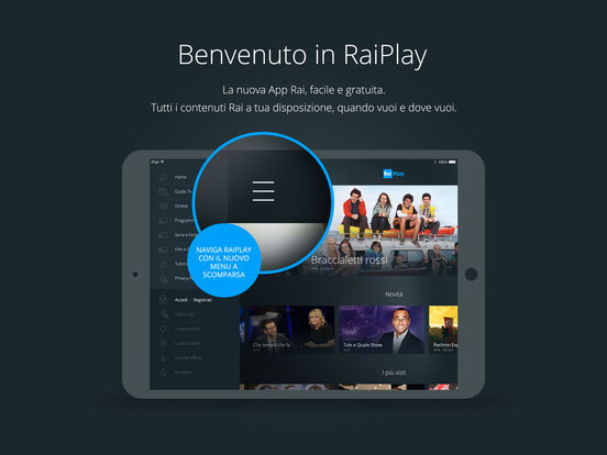 RAI pubblica l’applicazione RaiPlay su App Store!
