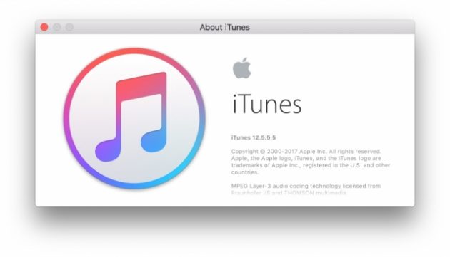 Apple rilascia iTunes 12.5.5 sul Mac App Store