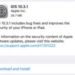 Apple rilascia iOS 10.3.1 per tutti gli utenti