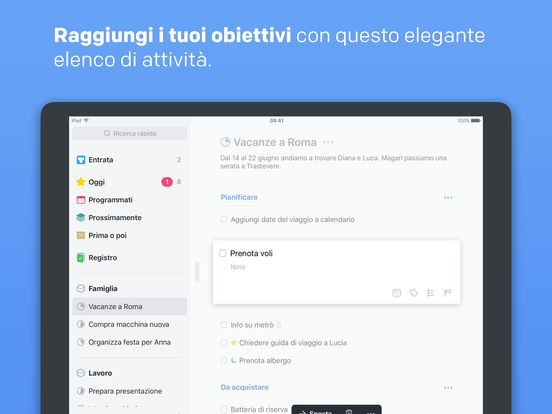 Things 3 for iPad, produttività ai massimi livelli