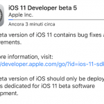iOS 11 beta 5 è disponibile per il download
