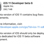 iOS 11 Beta 6 per sviluppatori è ora disponibile per il download