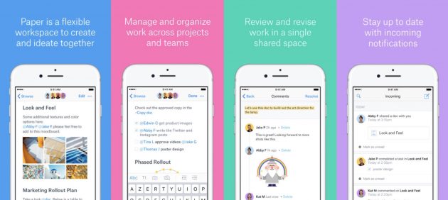 Dropbox Paper si aggiorna con la modalità split view