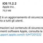 iOS 11.2.2: è ora ufficialmente disponibile l’aggiornamento che mitiga Spectre