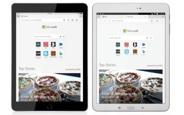 Microsoft Edge arriva su iPad