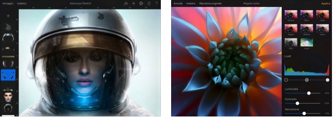 Pixelmator si aggiorna con supporto ai nuovi iPad Pro e Apple Pencil