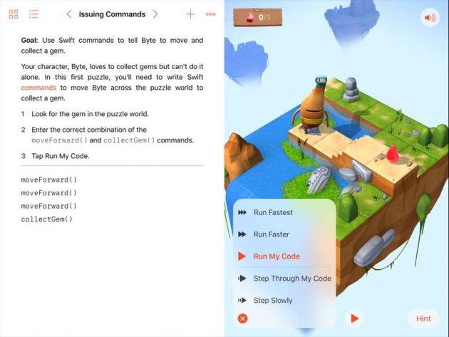 Apple rilascia la prima beta di Swift Playgrounds 3.0