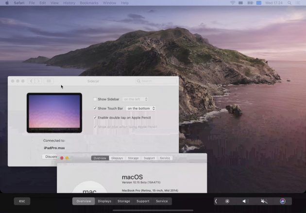 Sidecar in macOS Catalina porta i controlli della TouchBar su tutti i Mac