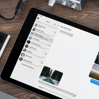 Disponibile l’app Signal per iPad