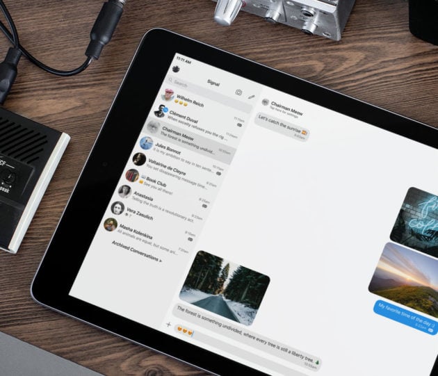 Disponibile l’app Signal per iPad