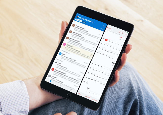 Microsoft Outlook: arriva il supporto alla Split View su iPad