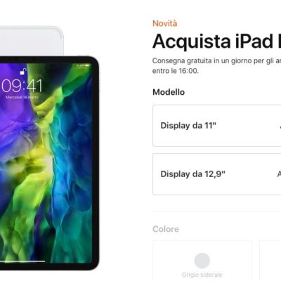 iPad Pro 2020, ecco i prezzi dei singoli modelli