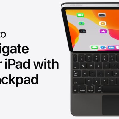 Apple mostra come usare iPad con Magic Keyboard e altri trackpad