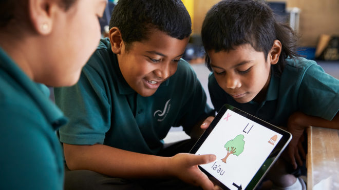 Nuova Zelanda, studenti utilizzano gli iPad per creare un prototipo di app in lingua samoana