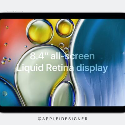 Concept immagina un iPad mini con nuovo design e cornici ridotte
