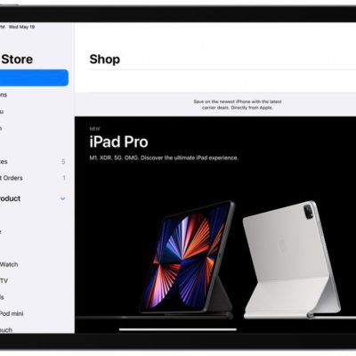 Apple aggiorna Apple Store su iPad con una nuova barra laterale
