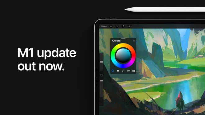 Procreate: disponibile l’aggiornamento per gli iPad Pro M1