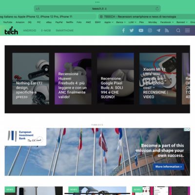 iPadOS 15 beta 4 ripristina le schede separate su Safari