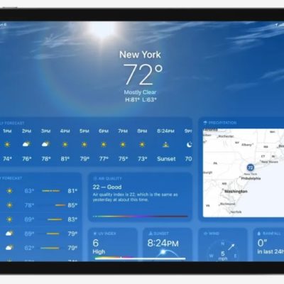 L’app Meteo di Apple arriva su iPad!