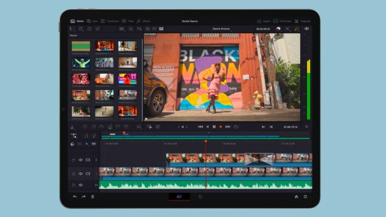 DaVinci Resolve ipad