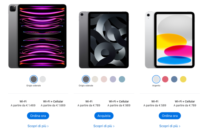 iPad, uno sguardo alla (confusionaria) lineup di prodotti