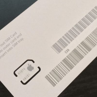 La Apple SIM non è più disponibile per l’attivazione di nuovi piani dati cellulari su iPad