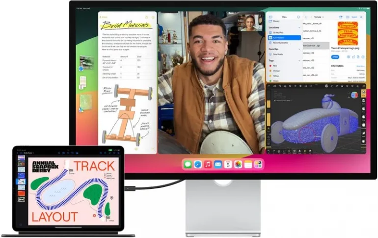 iPadOS 17 monitor esterno