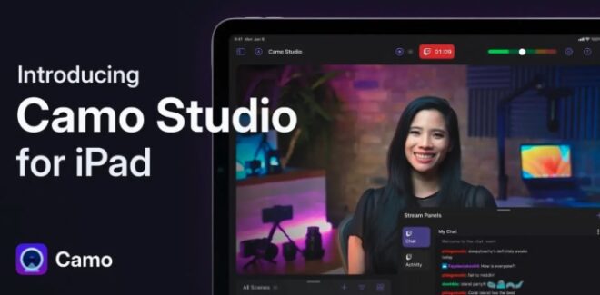 Camo Studio per iPad, la nuova app per lo streaming e la registrazione (totalmente gratuita)