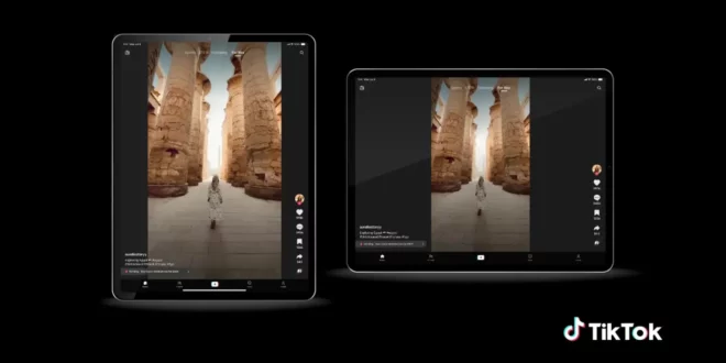 TikTok rinnova l’app per iPad con tante novità