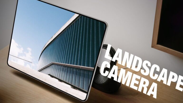 ipad 2024 landscape camera